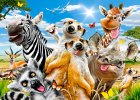 CASTORLAND Puzle Mīkla "Āfrikas selfijs" Bērniem, 260 gab l Jigsaw Puzzle