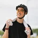 Rockbros Photochromic Cycling Glasses with UV Protection & Corrective Insert, Transparent Black