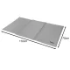 Purlov XXL Pet Cooling Mat, 110x70 cm, Grey