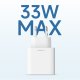 Cuktech A19 30W USB-A + USB-C Wall Charger White