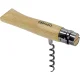 Opinel No. 10 Pocket Knife with Corkscrew, Brown/Silver