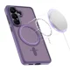 Tech-Protect Magmat MagSafe Case for Samsung Galaxy S26 - Matte Purple