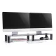 Maclean MC-936 Dual Monitor Stand, Black