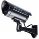 Home Garden Fake Dummy Imitation CCTV Security Camera with Blinking Flashing Light, Black