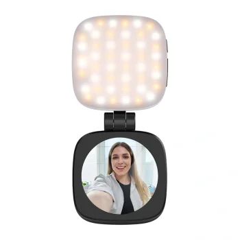 NEEWER NL48B Magnetic Selfie Light, Black