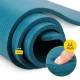4Fizjo 1912 Fitness and Yoga Mat NBR 180x60x1 cm, Sea Green