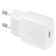Samsung EP-T1510XWEGEU USB-C 15W PD AFC Wall Charger + USB-C Cable - White