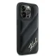 Karl Lagerfeld iPhone 13 / 13 Pro Case Diagonal Quilted Script, Black