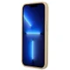 Guess Saffiano Triangle Logo Case for iPhone 13 mini, Beige