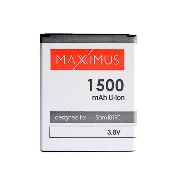 Аккумулятор Maxximus для Samsung i8190 / S7560, 1500mAh