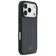 Mercedes Leather Laurel Leaves Stripes MagSafe Case for iPhone 17 Pro, Blue