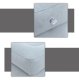 Inflatable Travel Footrest for Airplanes and Cars, Grey