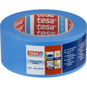 Tesa 4440 Professional Precision Masking Tape Outdoor 50 mm x 50 m, Blue