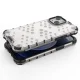 Honeycomb Armor Case with TPU Bumper for iPhone 13 mini, Blue