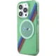 BMW iPhone 15 Pro Case M Tricolor Stripes MagSafe, Green