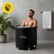 4Fizjo 1221 Portable Ice Bath Tub for Cold Plunge and Recovery, 320 L