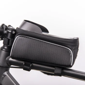 Tfo Waterproof Bicycle Bag with Phone Holder Model02, Black