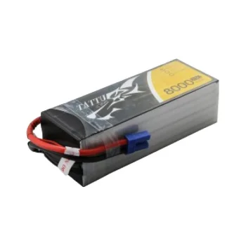 Tattu 8000mAh 22.2V 25C 6S1P LiPo Battery with EC5