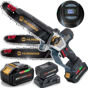 Cordless Pruning Chainsaw Humberg Hm-437 4.0Ah 8" 10"