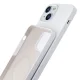 Apple iPhone 15 Plus 6.7\'\' 3MK Hardy Silicone Magcase Case Cover, Silver White