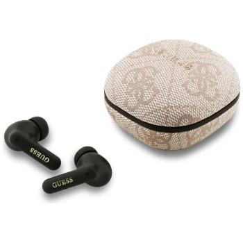Guess 4G Classic Metal Logo TWS ENC Headphones - Pink
