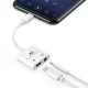 USB Type-C to 3.5mm Mini Jack Adapter with PD 30W Maclean MCTV-848