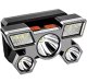 Compact headlamp with 9 LED XPE, 800 lm, rechargeable battery