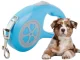 Retractable Dog Leash with Lock, 5m, up to 15kg, Blue