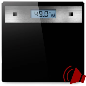 Electronic Glass Bathroom Scale with LCD Display 180kg