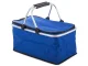 Collapsible Thermal Picnic and Shopping Basket, Blue