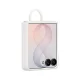 Samsung Silicone Ring Magnet Cover for Samsung Galaxy Z Flip 8 with MagSafe Ring, White