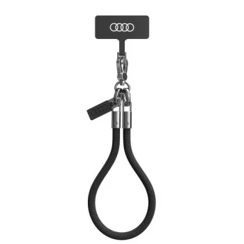 Audi Universal Phone Lanyard 28cm x 8mm - Black
