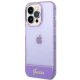 Guess Translucent Case for iPhone 14 Pro Max - Purple