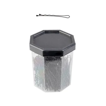 Metal Hair Bobby Pins E-62 4.9 cm, 150 pcs, Black
