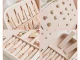 Elegant Capacious Jewelry Box Organizer, Pink