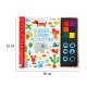 Fingerprints coloring book painting activity, 64 p. + stamps