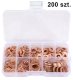 200-Piece Copper Sealing Washer Assortment Kit