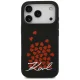 Karl Lagerfeld Silicone Heart Sign Logo MagSafe Phone Case Cover iPhone 17 Pro - Black