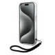 Karl Lagerfeld iPhone 15 Pro Max Case IML Zebra Pattern & Cord, Purple