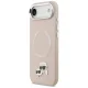 Karl Lagerfeld Karl & Choupette Pins MagSafe Case for iPhone, Air Pink