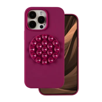 Silicone Stick Case for iPhone 16 Pro 6.3", Burgundy