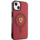 Ferrari iPhone 14 Case Translucent MagSafe, Red