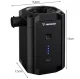 TRIZAND 00020790 Battery-Powered Air Pump for Mattresses, Black