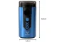 Compact Cordless Electric Shaver with USB-C and LED Display, Blue