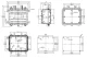 Installation Box 164x148x70mm, IP65, Light Gray