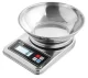 Electronic Kitchen Scales with Metal Bowl 5kg/1g, Silver