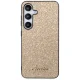 Guess Samsung Galaxy S24 Case Glitter Script, Gold