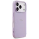 Guess Grained Ring MagSafe Phone Case Cover iPhone 17 Pro - Purple