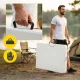 Mountain Goat Folding Picnic Table 180 x 74 cm, White