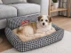 Soft Rectangular Pet Bed for Dogs and Cats, 60x50 cm, Verk Group